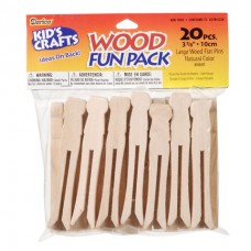 Flat Pin Style Clothespins -3-7/8"